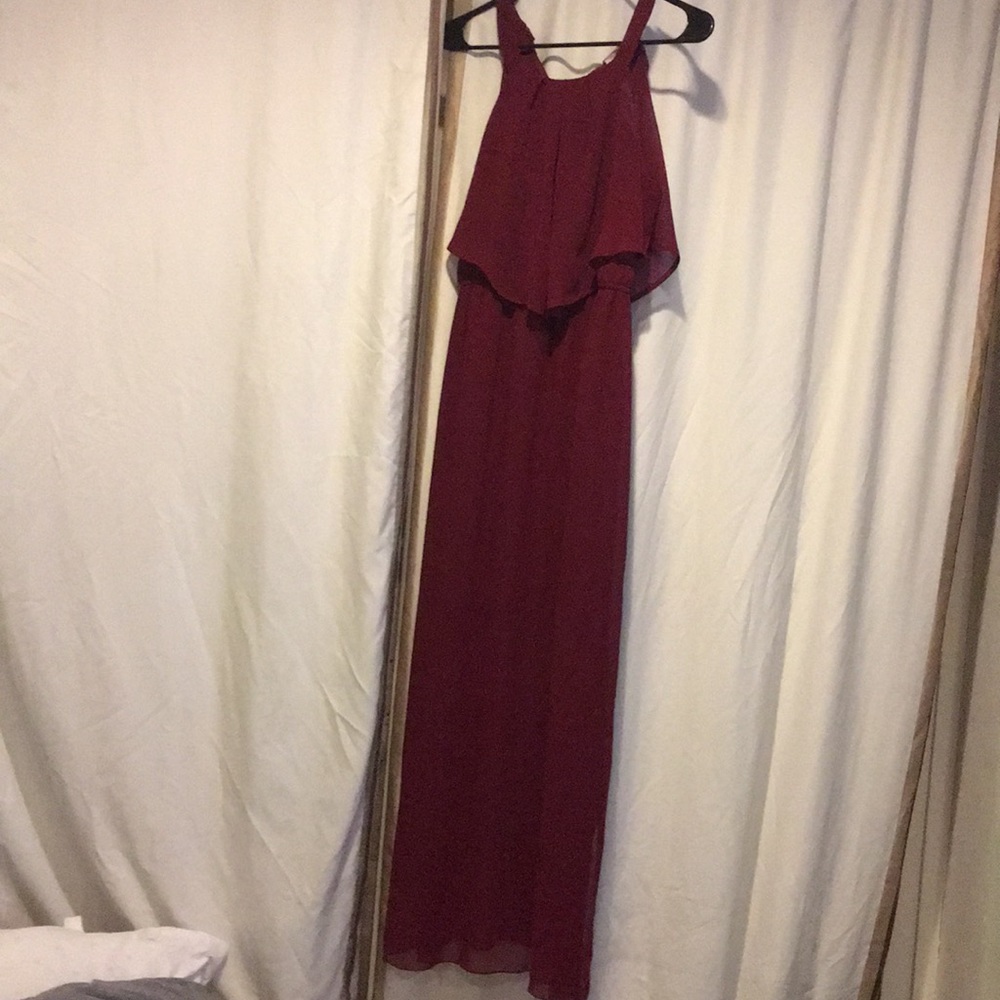 Maroon dress